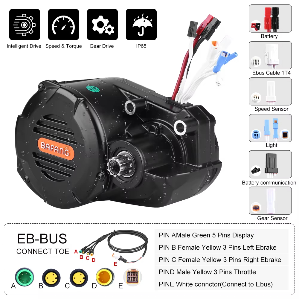 Ebike Bafang M620 G510 48/52V  - Mid Drive Motor Kit 52V 1000W ulasan dan harga